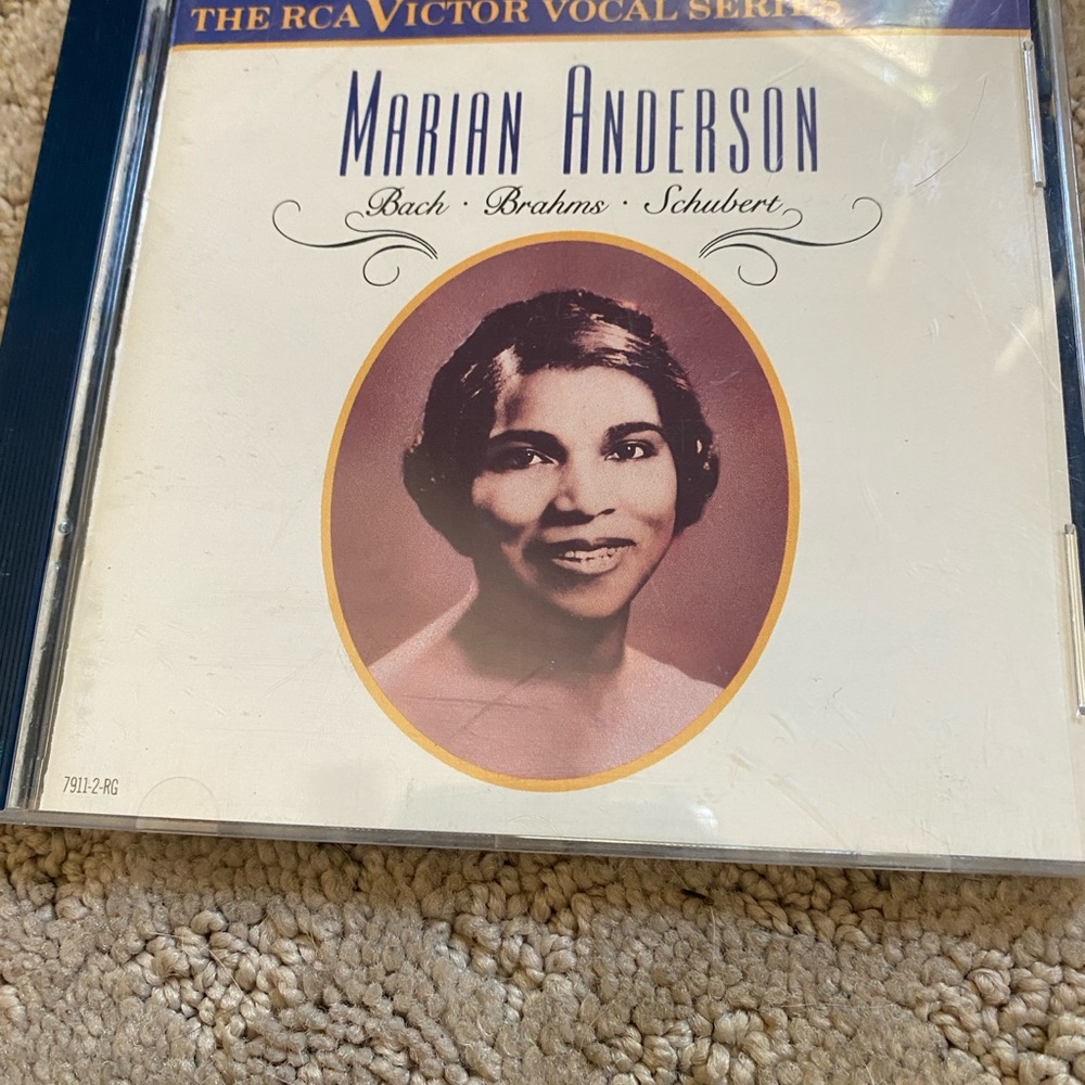 CD, Marian Anderson - Bach, Brahms, Schubert